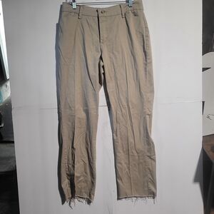 Lee Women's Tan Distressed Chinos Size 12